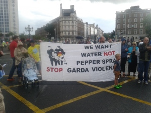 Stop Garda Violence banner