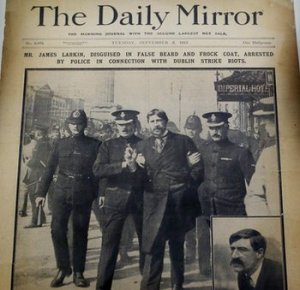 Daily Mirror Arrest Larkin photo