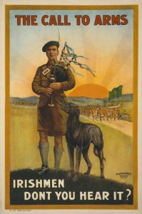 British Army recruitment poster aimed at Irish men